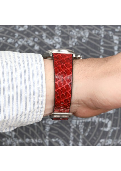 10MM Gerçek Yılan Derisi Kordon 19 mm Deri Kordon 19 mm Deri Kayış 19 mm Deri Saat Kordonu 19 mm Kordon