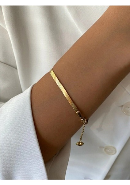 Tekno Trust Paslanmaz Çelik Kadın Yüksek Kaliteli Çelik Italyan Kararmaz Ayarlanabilir Bileklik Altın Zirkon Ta fiyatları