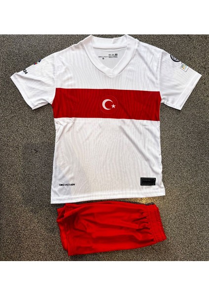 Türkiye Euro 2024 Kerem Aktürkoğlu Çocuk Forması 4'lü Set (White)