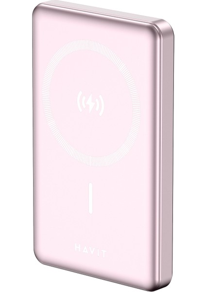 10000 mAh Magsafe Manyetik Kablosuz Powerbank Ultra Ince 20W, Iphone Uyumlu