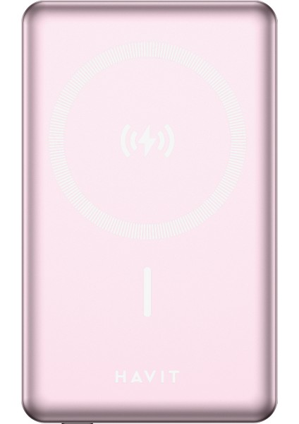 10000 mAh Magsafe Manyetik Kablosuz Powerbank Ultra Ince 20W, Iphone Uyumlu