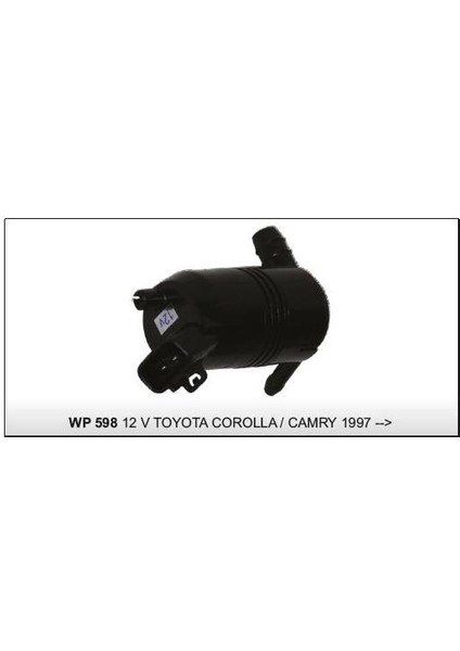 Su Fiskiye Motoru 12V Toyota Corolla Camry 1997+ TWP598 Vertex
