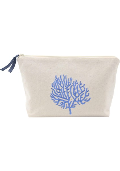 Mavi Mercan Nakışlı Peştemal Seti modelleri