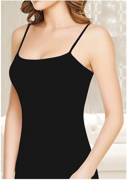 TKD0146 Tutku Elastan Ip Askı Kadın Atlet 6'lı