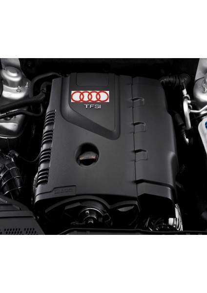 Motor Kapağı Kırmızı Amblem Logosu Audi Ile Uyumlu modelleri