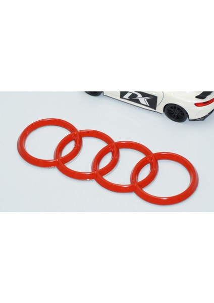 Motor Kapağı Kırmızı Amblem Logosu Audi Ile Uyumlu fırsatları