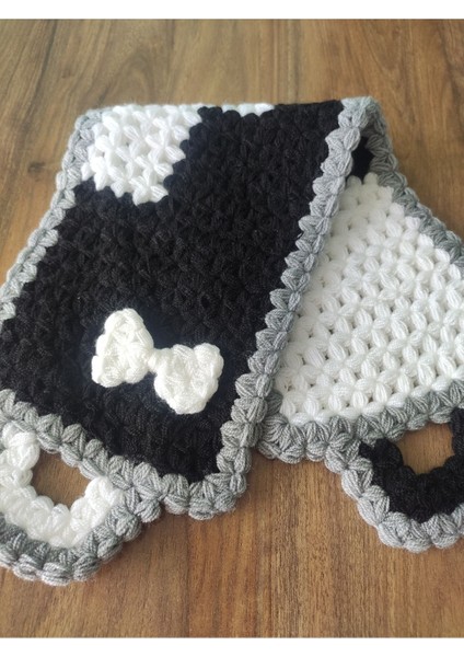 El Örgüsü Uzun Lif Çeyizlik Dikdörtgen Papyonlu Lif