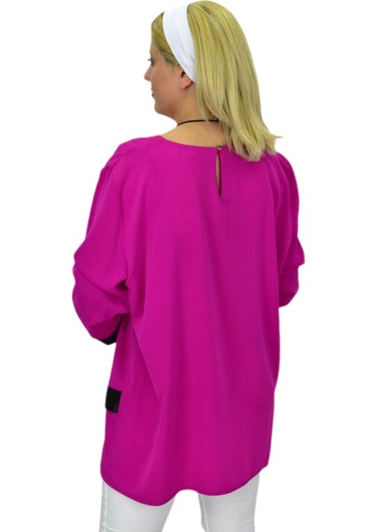 Kadın Fuşya Pembe Bluz BGL-ST03716 fırsatları