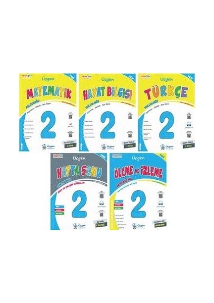2. Sınıf Matematik Yolculuğu - Hayat Bilgisi Yolculuğu - Türkçe Yolculuğu 5'li Set