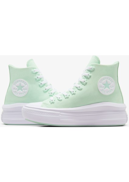 Chuck Taylor All Star Motıon Platform Stars A08100C Unisex Yeşil Günlük Sneaker Ayakkabı indirimleri