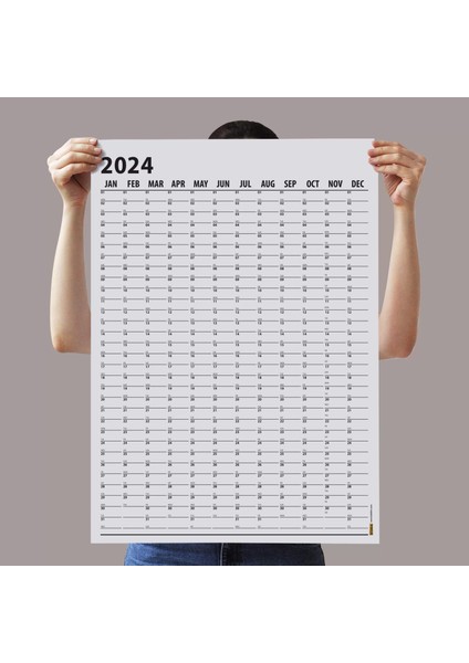 Gri Renk 2025 Yıllık Planlama Takvim, 2025 Yılı Duvar Takvimi, Yıllık Planlayıcı fırsatları