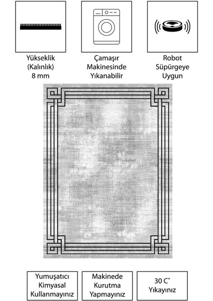 Modern Dijital Baskı Dört Mevsim Yıkanabilir Kaymaz Taban Salon Halısı Mutfak Halısı Yolluk Yvc fırsatları