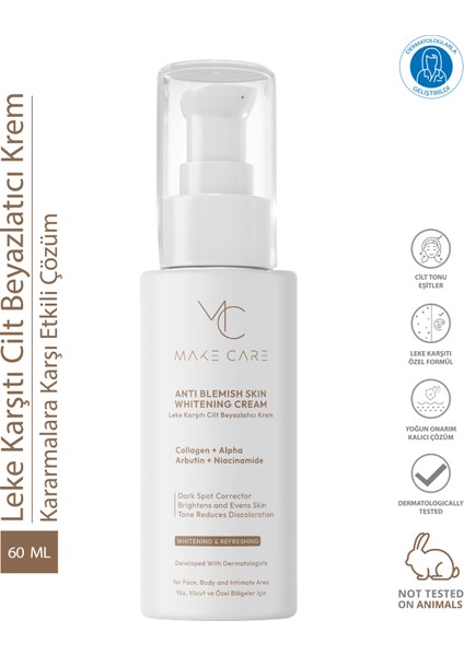 Cilt Leke Karşıtı, Krem 60 ml