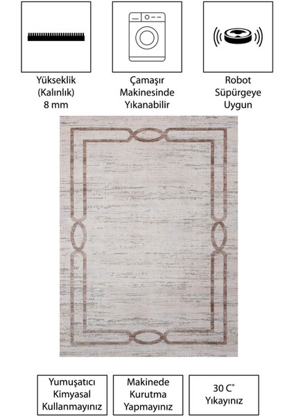 Modern Dijital Baskı Dört Mevsim Yıkanabilir Kaymaz Taban Salon Halısı Mutfak Halısı Yolluk Yvc