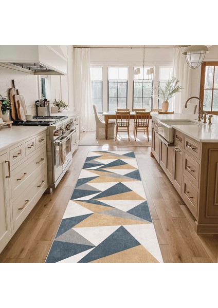 Modern Dijital Baskı Dört Mevsim Yıkanabilir Kaymaz Taban Salon Halısı Mutfak Halısı Yolluk Yvc fiyatları