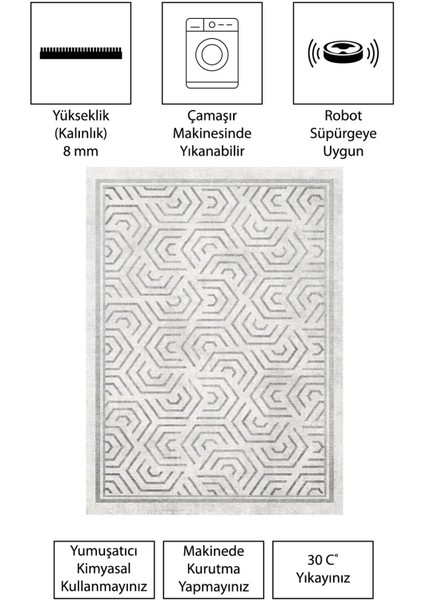 Modern Dijital Baskı Dört Mevsim Yıkanabilir Kaymaz Taban Salon Halısı Mutfak Halısı Yolluk Yvc