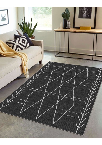 Modern Dijital Baskı Dört Mevsim Yıkanabilir Kaymaz Taban Salon Halısı Mutfak Halısı Yolluk Vvc