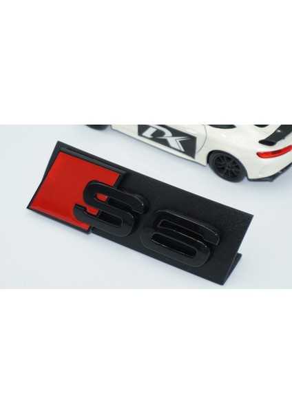 S6 Siyah Kırmızı 3D Ön Panjur Logo Audi Ile Uyumlu fırsatları