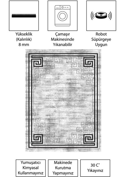 Modern Dijital Baskı Dört Mevsim Yıkanabilir Kaymaz Taban Salon Halısı Mutfak Halısı Yolluk Vvc fırsatları