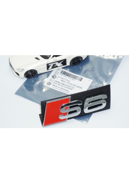 S6 Gümüş Kırmızı 3D Ön Panjur Logo Audi Ile Uyumlu fırsatları