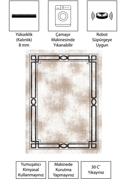 Modern Dijital Baskı Dört Mevsim Yıkanabilir Kaymaz Taban Salon Halısı Mutfak Halısı Yolluk Vvc fırsatları