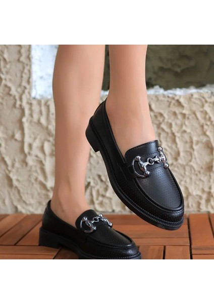 Günlük Tokalı Loafer Ayakkabı