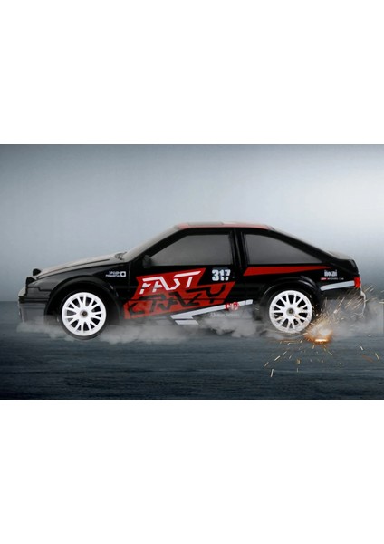 Uzaktan Kumandalı Full Fonksiyon 2.4g Şarjlı 1:24 Drift Araba