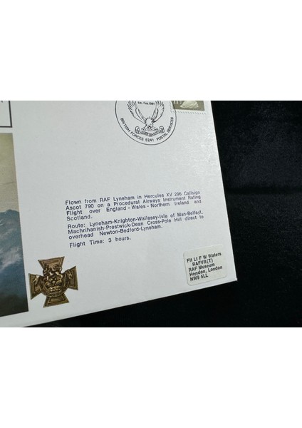 1981 Ingiltere Fdc Ilk Gün Zarfı Hava Eğitim Kolordusu'nun Kuruluşunun 40. Yıldönümü 5 Şubat 1941