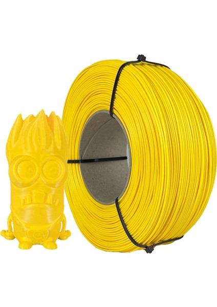 Azurefilm Refill Pla 1.75MM Sarı 1000G Filament