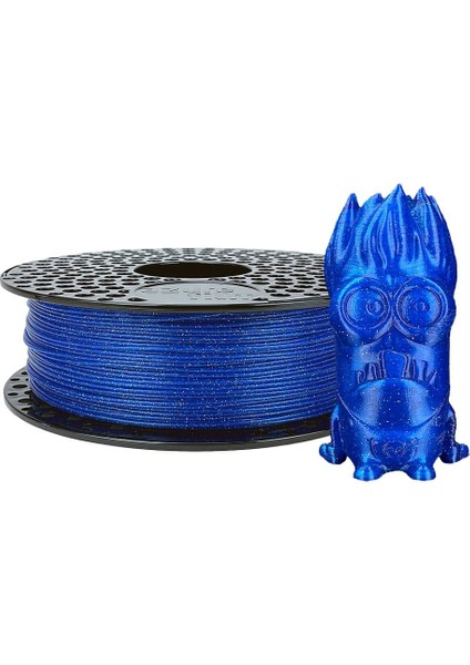 Azurefilm Pla 1.75MM Simli Mavi 1000G Filament