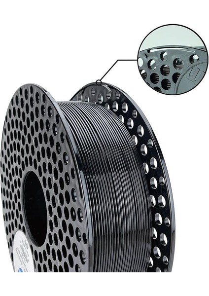 Azurefilm Petg Original 2.85MM Siyah 1000G Filament