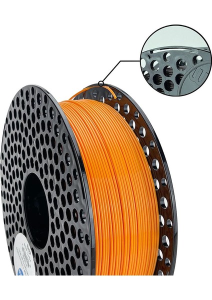 Azurefilm Petg Original 1.75MM Turuncu 1000G Filament