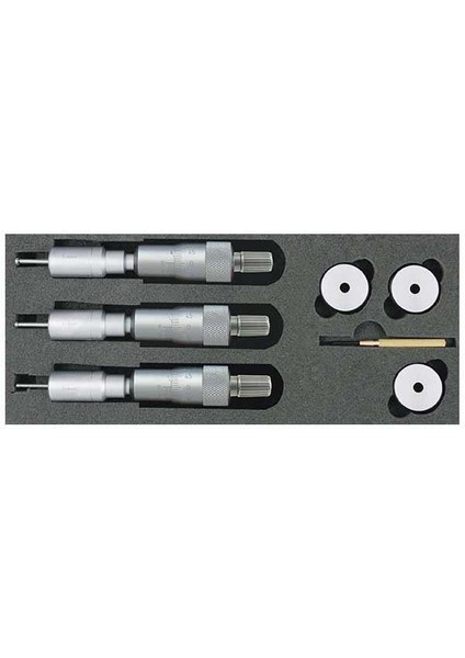 AS-208 Iki Nokta Temaslı Dijital Iç Çap Mikrometre Seti (2-2.5mm ve 2.5-3mm)