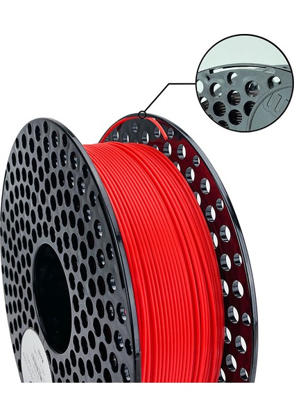 Azurefilm Pla 1.75MM Neon Kırmızı 1000G Filament