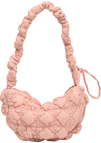 Kadın Çantasıkore Niş Çok Yönlü Tek Omuzlu Crossbody Çantakadın Günlük Kabarcık Börek Çantasıpileli Bulut Çantası (Yurt Dışından)