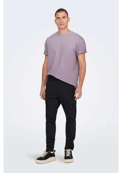 Onsfred Lıfe Rlx Ss Tee Noos Erkek Gri T-Shirt - 22022532