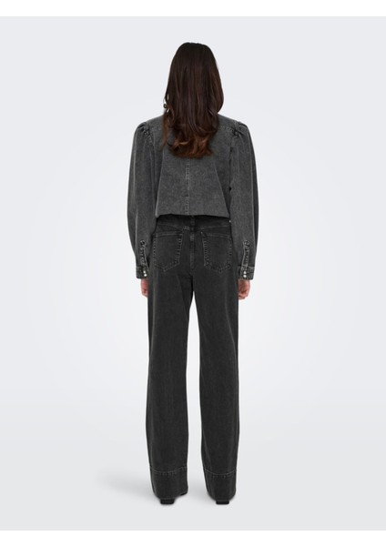 Onlcamılle Ex Hw Wıde Pf Fold Up Dnm Dot Kadın Siyah Jean - 15310957 indirimleri