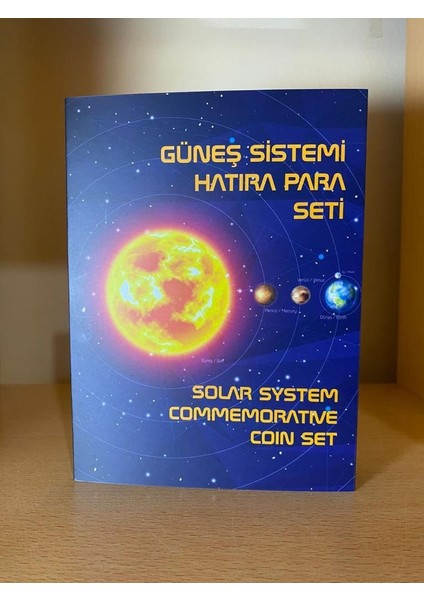 2022 Yılı Özel Basım Güneş Sistemi Gezegenleri Hatıra Para Seti Albümlü Çil indirimleri