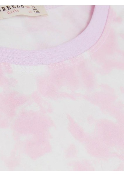 Kız Çocuk Batik Desenli Pamuklu Pijama Takımı