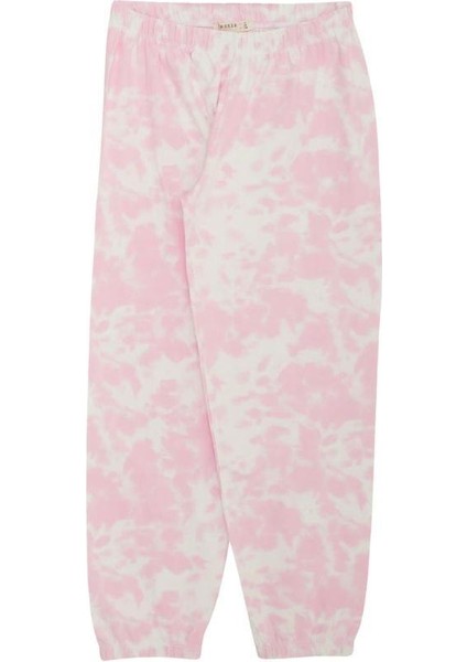 Kız Çocuk Batik Desenli Pamuklu Pijama Takımı