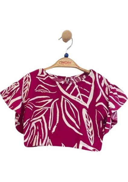 Kız Çocuk Beli Lastikli Desenli Pantolon Bluz Takım fiyatları