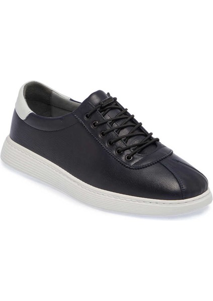 Lacivert Deri Erkek Sneaker - E24I1AY56838-A31  Lacivert