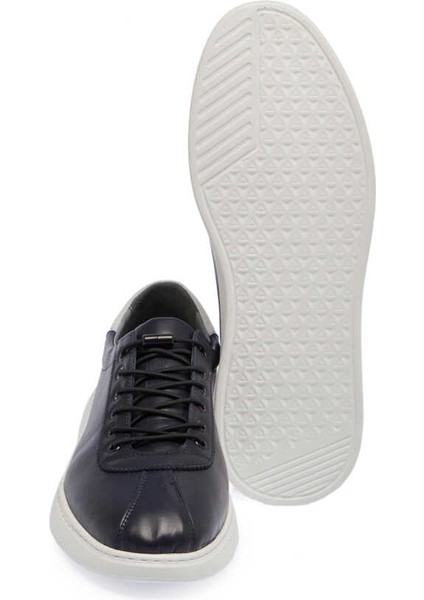 Lacivert Deri Erkek Sneaker - E24I1AY56838-A31  Lacivert