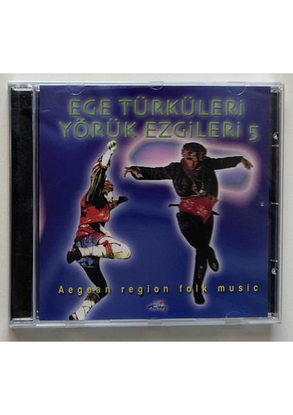 Ege Türküleri Yörük Ezgiler 5 CD (Jelatininde Sıfır Orjnal Dönem Baskı Cd)