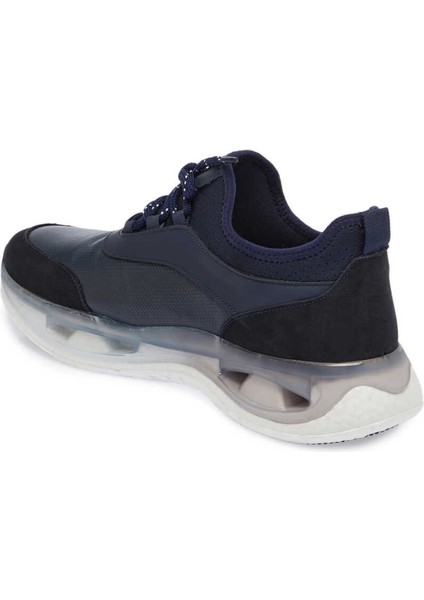Lacivert Hakiki Deri Erkek Sneaker - E24I1AY56797-A31
