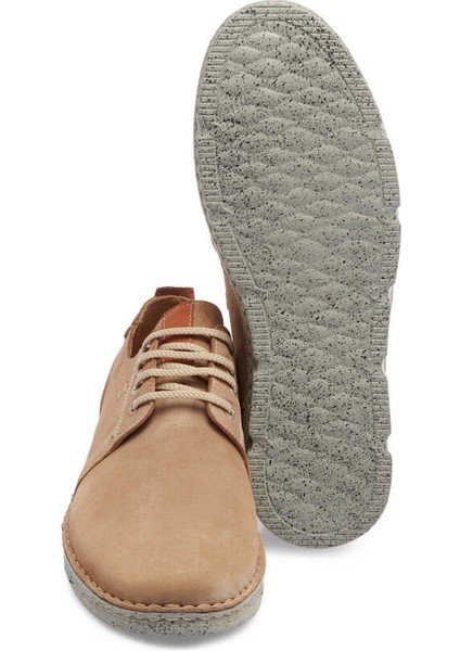 Bej Hakiki Nubuk Deri Erkek Casual Ayakkabı - E24I1AY56775-B23 fırsatları