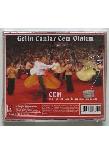 Gelin Canlar Cem Olalım CD (Jelatininde Sıfır Orjnal Dönem Baskı Cd)