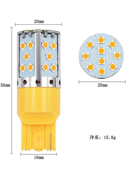 T20 Dekoratif led ampul tek duy canbuslı turuncu 12v / LAAM942-1 modelleri
