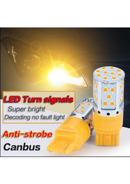 T20 Dekoratif led ampul tek duy canbuslı turuncu 12v / LAAM942-1 fırsatları