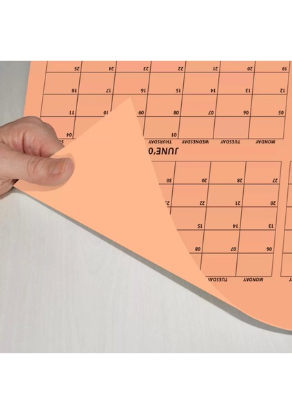 Yavruağzı 2025 Yıllık Planlama Takvim, Yıllık Plan, Aylık Planlama Duvar Takvimi